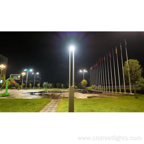 Solar-Powered LED Street Light with CCTV Camera